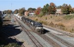 NS 9473 leads train 350 across Boylan